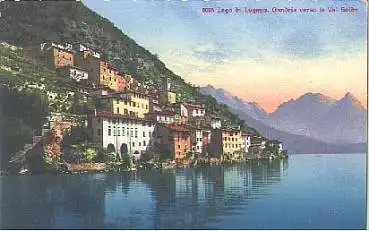 Lago di Lugano Gandria verso la Solda  *ca. 1920