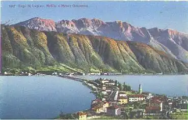 Lago di Lugano Melide e Monte Generoso * ca. 1910