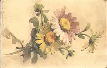 Blumen Künstlerkarte Catharina Klein  * ca. 1920