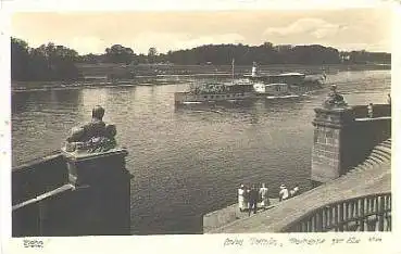 Elbdampfer "Dresden" vor Pillnitz *ca. 1940 Verlag Hahn-Foto8599