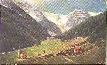 Trafoi Künstlerkarte Tucks Oilette 669 o 27.4.1908