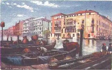 Venedig Fischmarkt Tucks Oilette7038, * ca. 1910