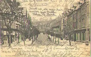 Colwyn Bay. Station Road o 4.8.1902