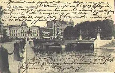 Göteborg Vasabron Brücke o 13.1.1912