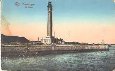 Dunkerque Leuchtturm Feldpost S.B. III./J.R.179 o 9.7.1915