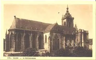Colmar St. Martinskirche Elsaß * ca.1938