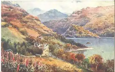 Loch Lomond Tarbel Hotel Oilette7537 gebr. ca-1920