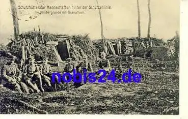 1.Weltkrieg Schutzhütten o 1918