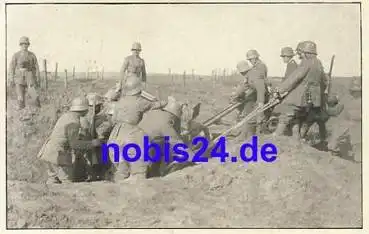 Grabengeschütz  - 1.Weltkrieg o 1918