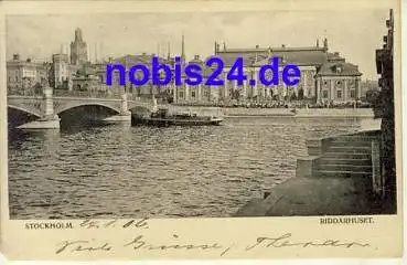 Stockholm Riddarhuset o 1906