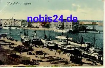 Stockholm Hafen o 1917