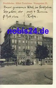Stockholm Hotel Terminus o 1913