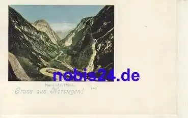 Naerodal Pass NORWEGEN  *ca.1900