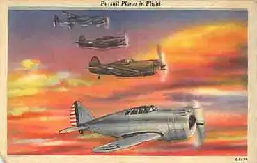 82213 Purtsuit Planes in Flight  ca.1950 Erh.III
