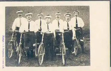 Radfahrer verein Echtfoto (Crossen)  *ca. 1920