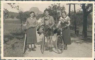 Radfahrer Echtfoto  *ca. 1940