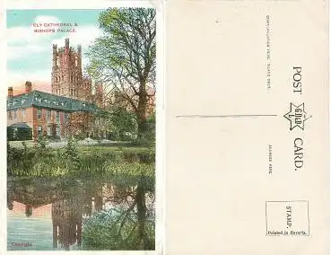 Ely Cathedral & Bishops Palace Grafschaft Cambridgeshire *ca.1910