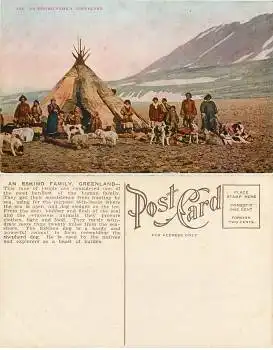 Greenland Eskimo Family *ca.1910