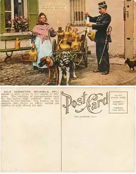 Milk Inspector Brussels Hundekarren *ca.1910
