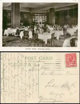 Manchester Midland Hotel Coffe Room o 14.11. (1940?)