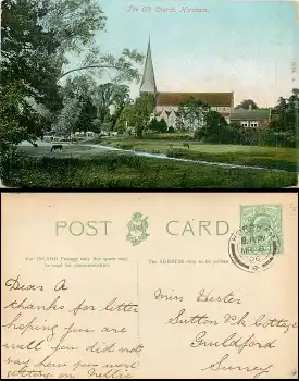 Horsham the Old Church 8.3.1906