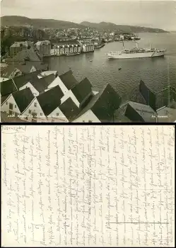 Norwegen Bergen Hafen gebr. 15.5.1941