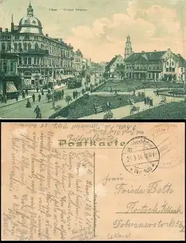 Lettland Libau Feldpost Torpedoboot T 107 o 25.3.1916