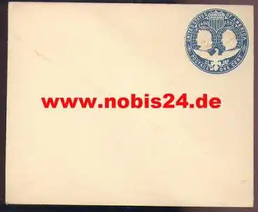 USA Ganzsachenumschlag one cent 1892