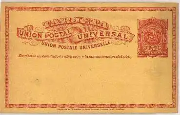Uruguay Ganzsache 3 Centimos  (ca.1900)