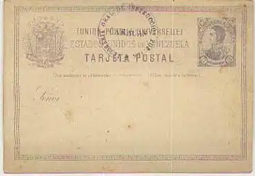 Venezuela Ganzsache 10 Centimos