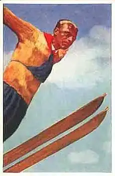 Album Nr.1  Olympiakämpfer Bauer Skispringer