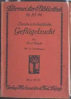 Landwirtschaftliche Geflügelzucht (Heft mit 60 Seiten)