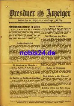 Dresdner Anzeiger Sonderblatt  1914