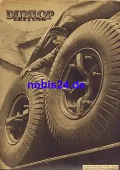 Dunlop Reifen Zeitung der Firma ca.1935