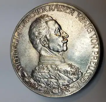 Jäger 112 - 3 Mark Preussen 1913 Stempelglanz