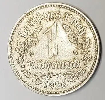 1936 A 1 Reichsmark vz