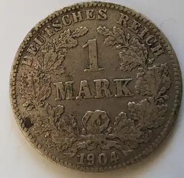 1 Mark 1904 J