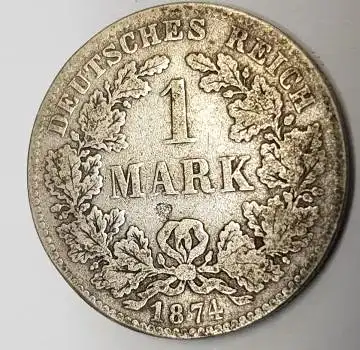 1 Mark 1874 F Kaiserreich