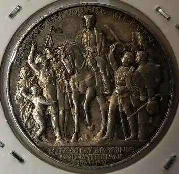 Jäger 109 2 Mark Preussen 1913 Adler schlägt Schlange Kaiserreich Silbermünze