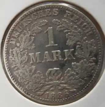 1 Mark 1886 E Kaiserreich