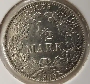 1/2 Mark 1905 D