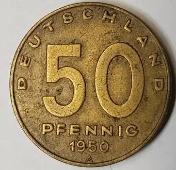 50 Pfennig 1950 A