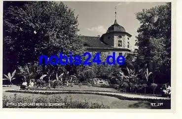 02763 Zittau Blumenuhr Stadtgarten *ca.1930