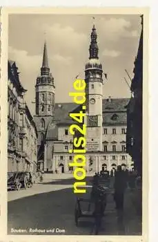 02625 Bautzen Rathaus und Dom  *ca.1953