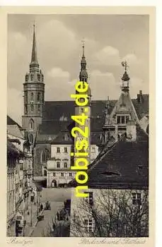 02625 Bautzen Petrikirche Rathaus *ca.1920
