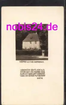 Weimar Goethes Gartenhaus *ca.1950