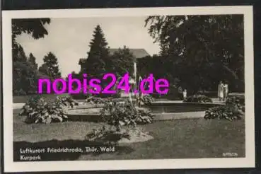 99894 Friedrichroda Kurpark Brunnen *ca.1955