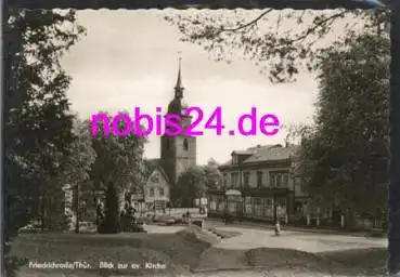 99894 Friedrichroda  Blick zur Kirche  *ca.1965