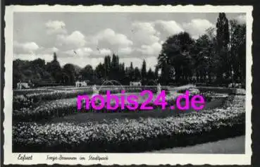 Erfurt Sorge Brunnen Stadtpark o 4.12.1936