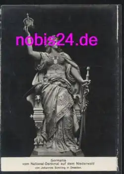 65385 Niederwald Denkmal Germania *ca.1960